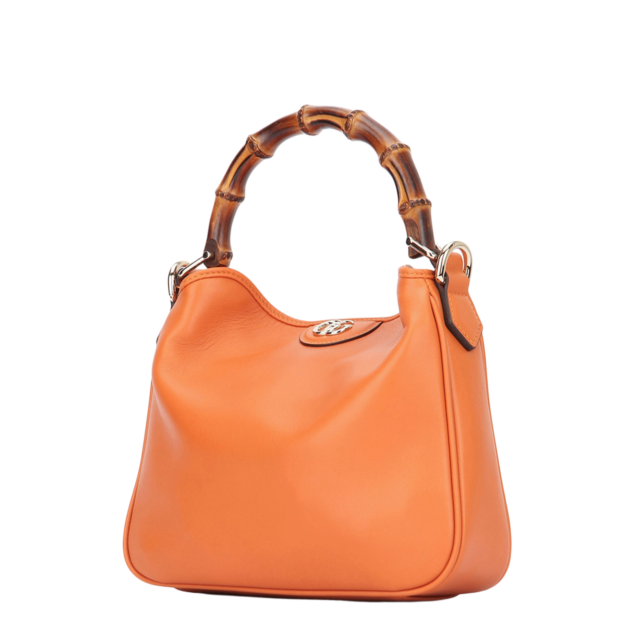 Diana Small GG Canvas Shoulder Bag - Beige and Dark Brown - Image 3