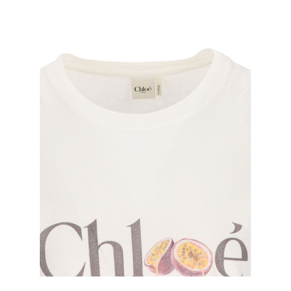 Baby Fit Logo T-Shirt in Cotton Jersey White - Image 4