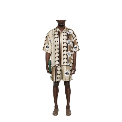 Shorts in Silk Multicolor - Image 3