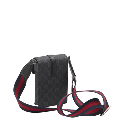 GG Black Mini Canvas Bag - Gray - Image 5