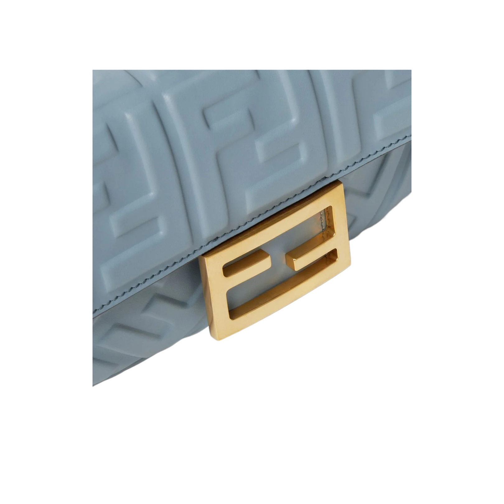 Crossbody Bag Leather Light Blue - Image 5