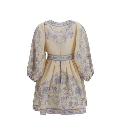 Indra Plunge Mini Dress - Image 2