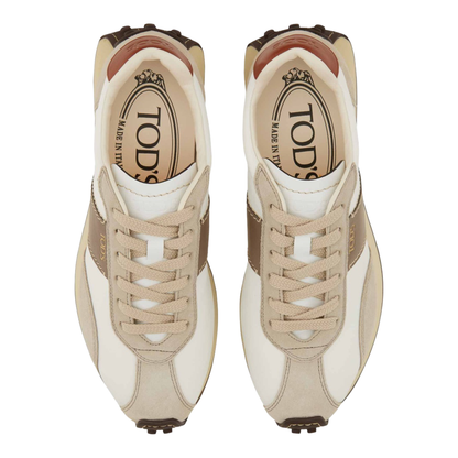 Leather and Fabric Sneaker - Image 6
