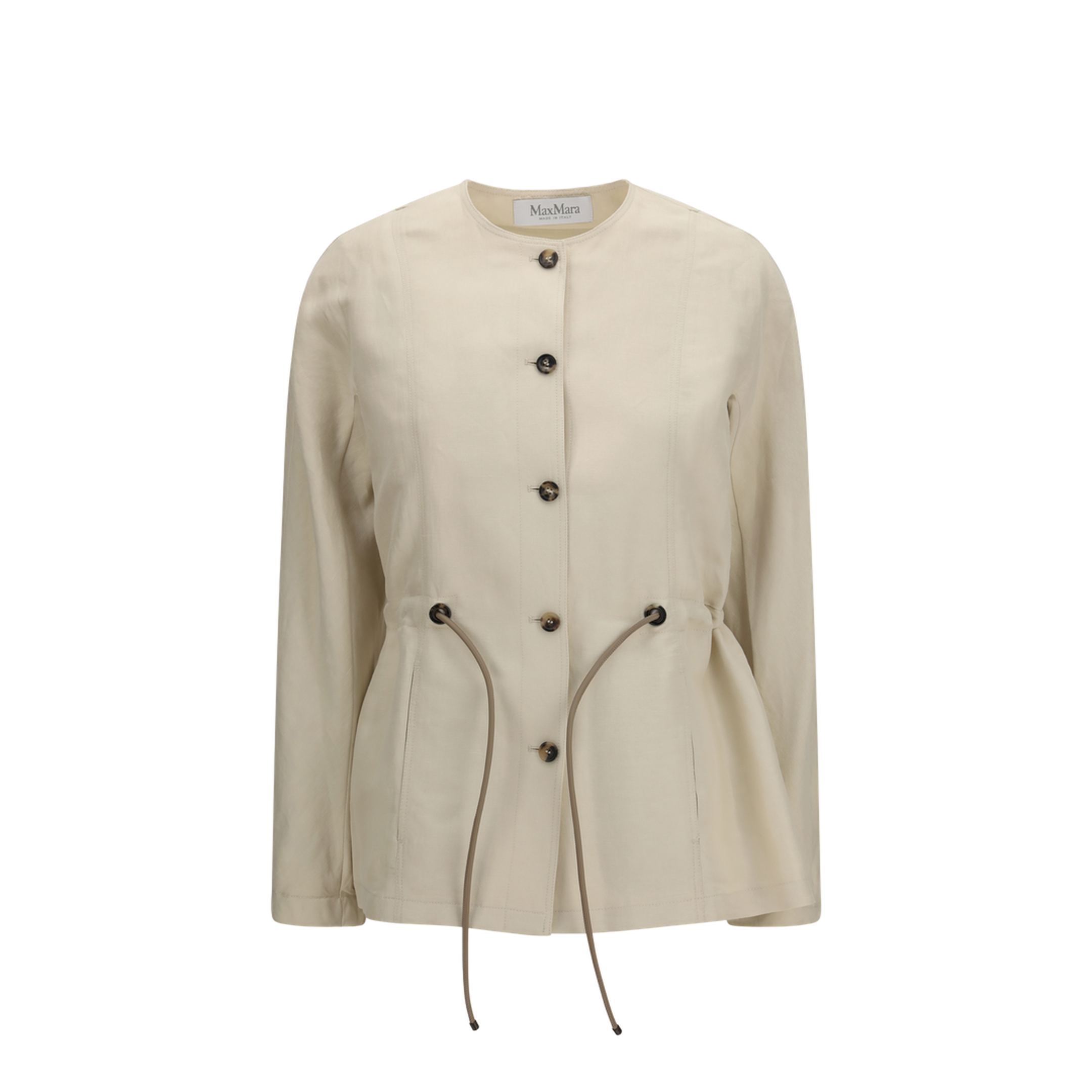 Carezza Jacket in Linen and Silk Blend - Image 1