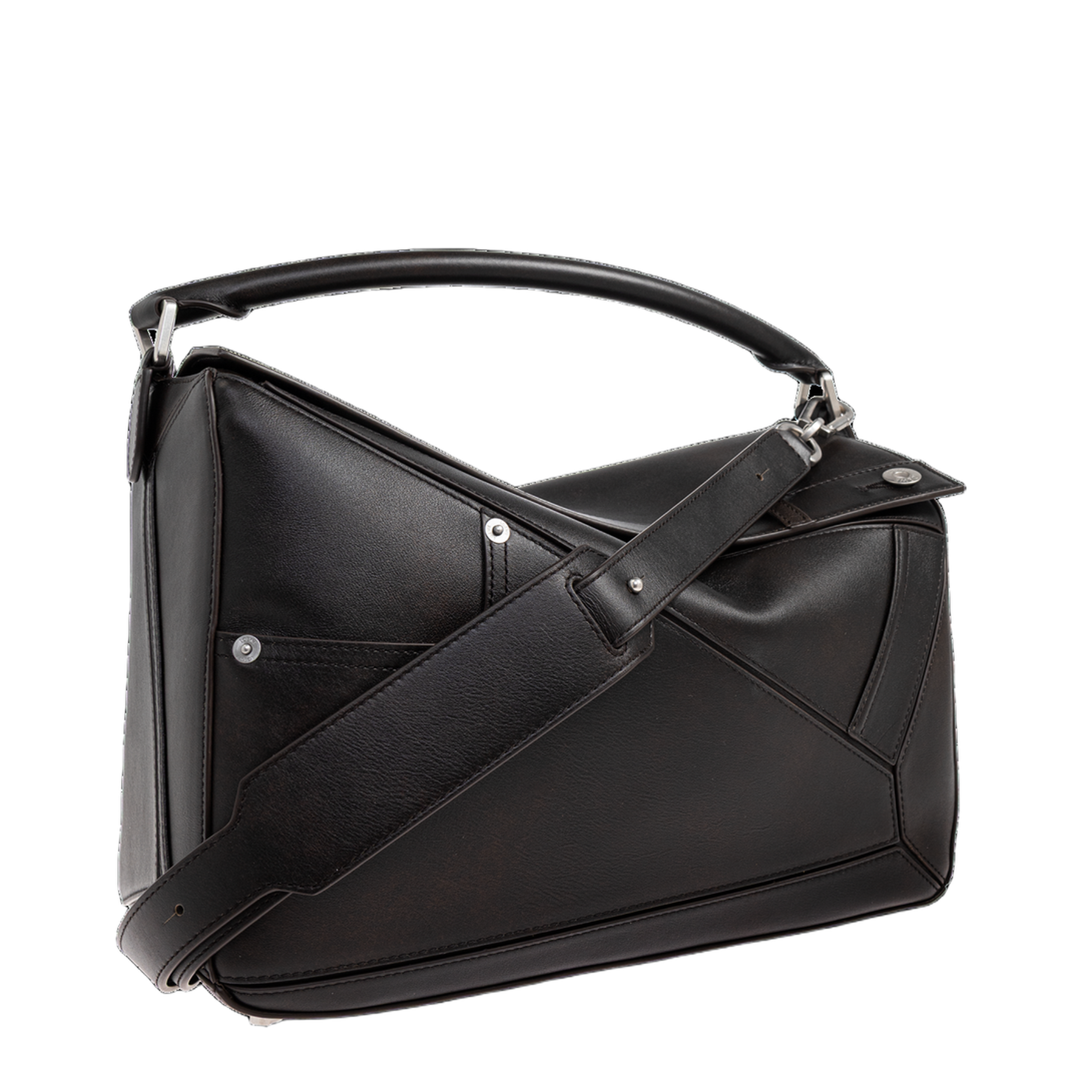 Puzzle Large Calfskin Bag - Vintage Brown - Image 4