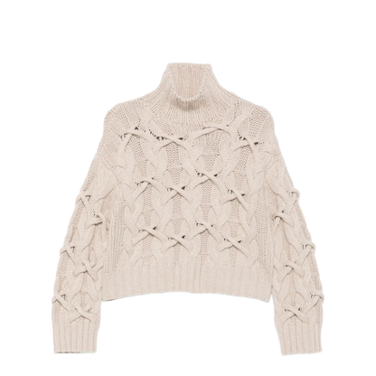 Cable-Knit Cashmere Sweater - Image 1