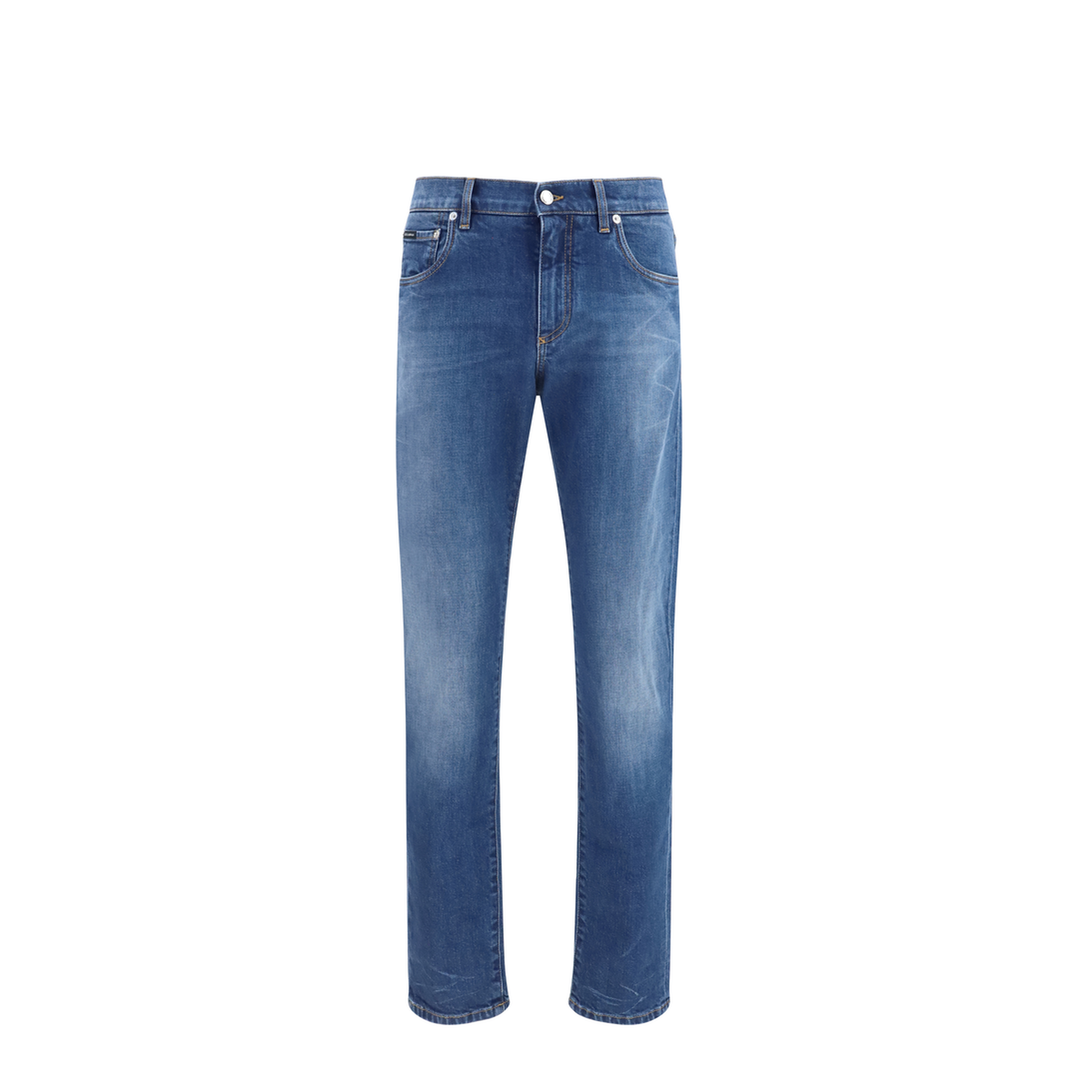 Slim Stretch Jeans with Logo - Image 1