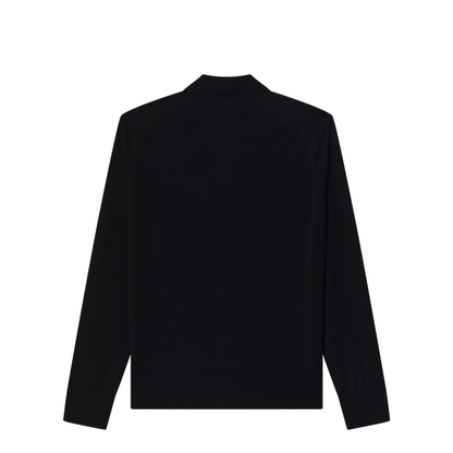 Black Wool Cardigan - Image 2