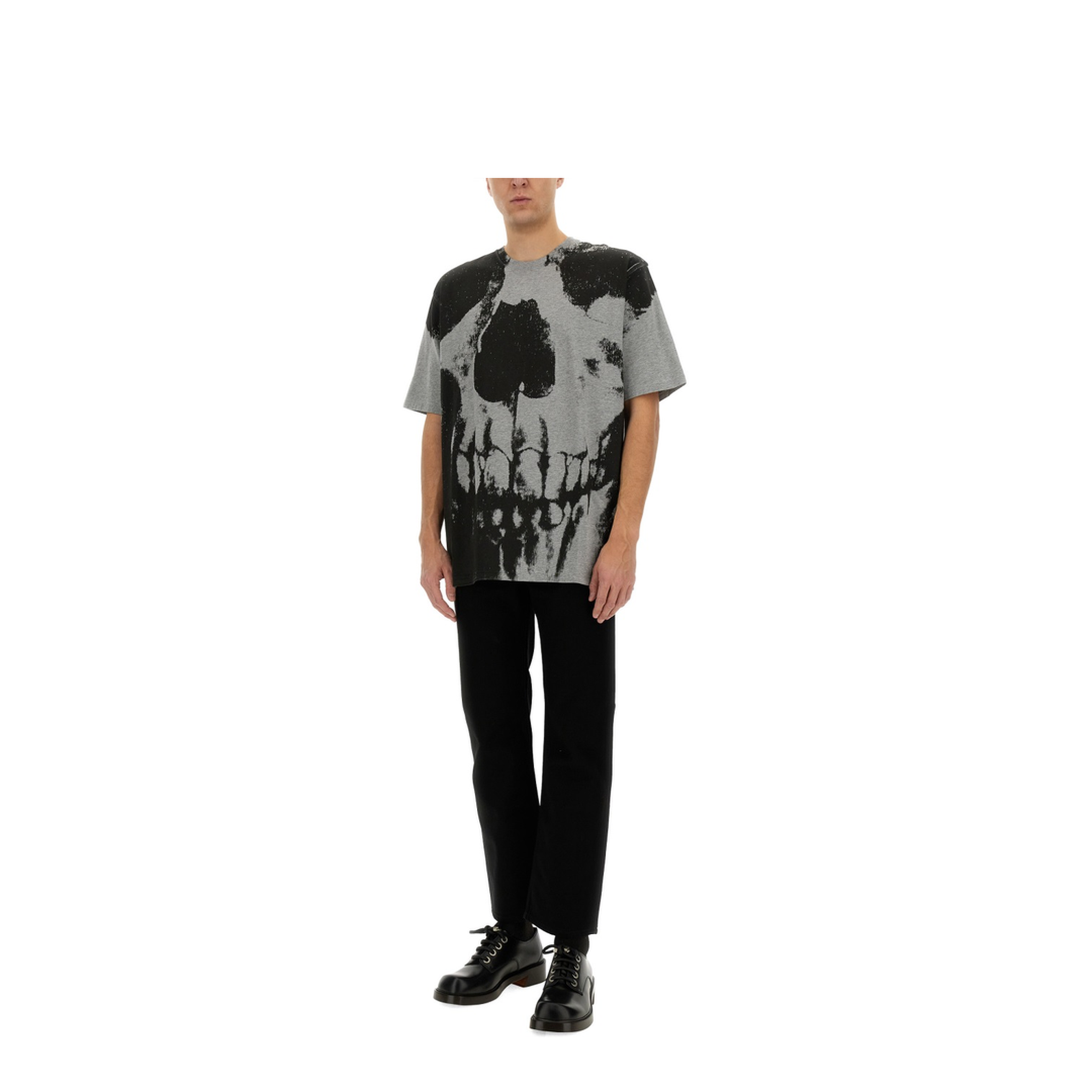 Grey Skull T-Shirt - Image 2