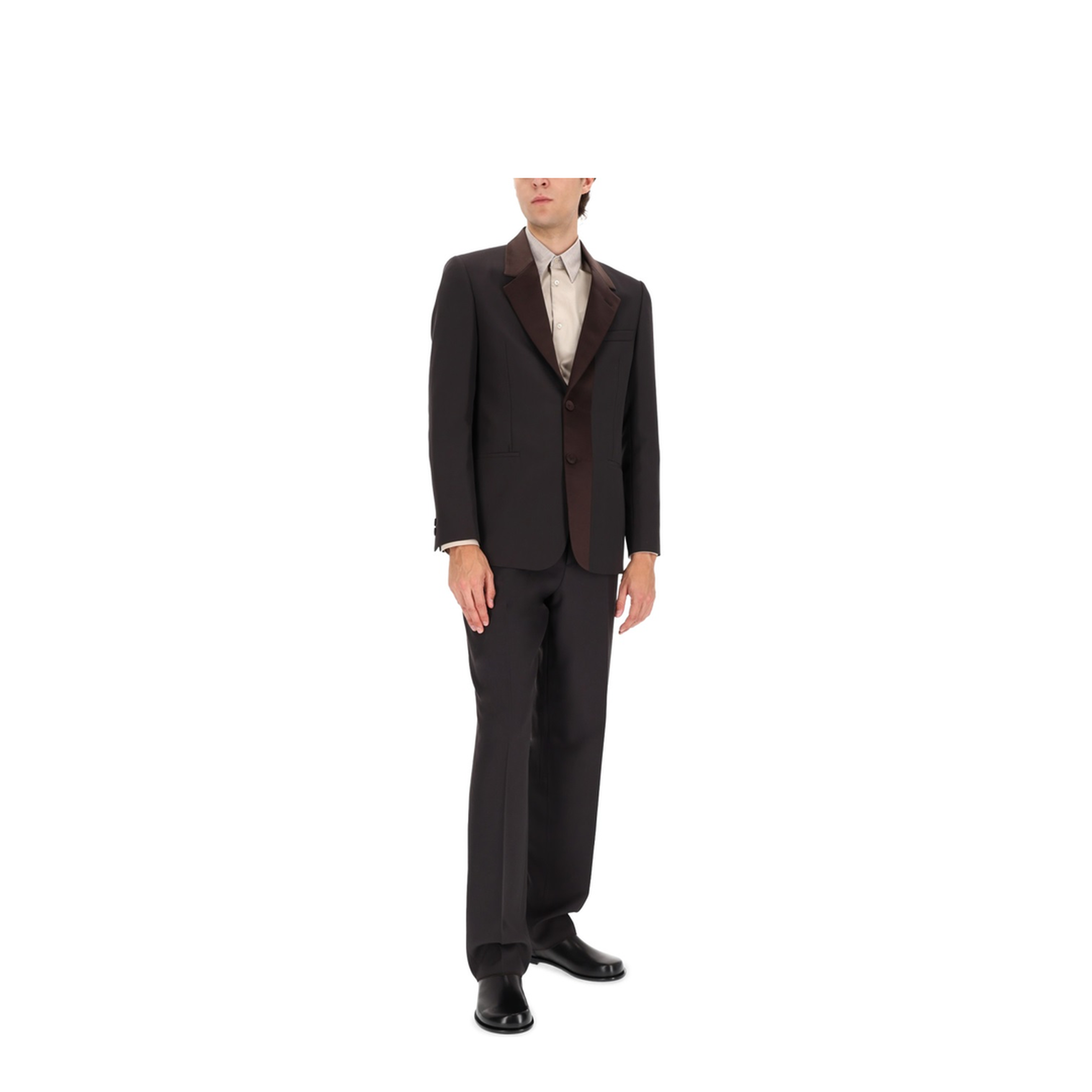 Brown wool trousers - Image 2