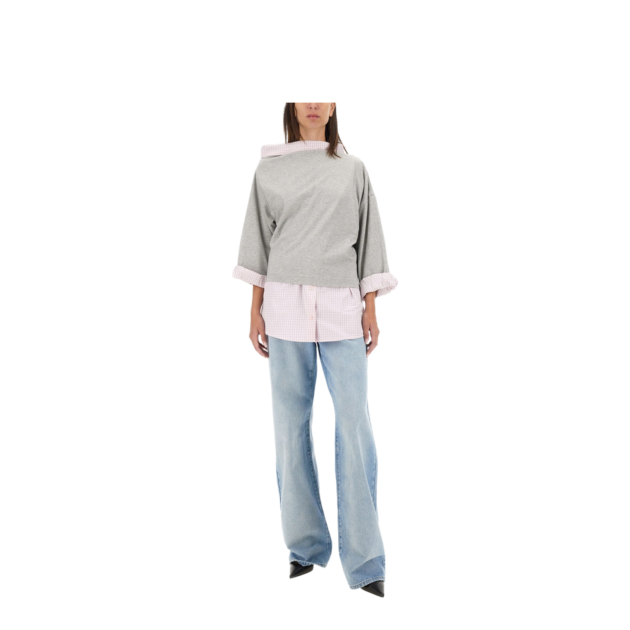 Layered Asymmetric Neck Top - Image 2
