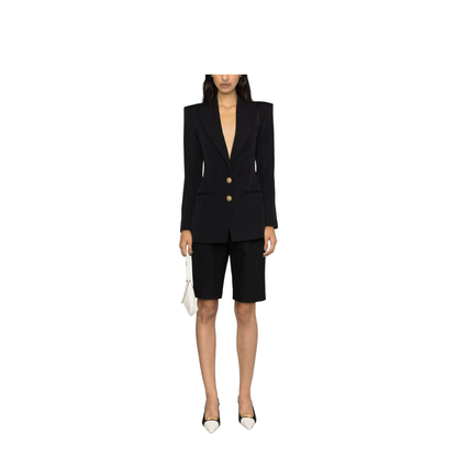 Black Single-Breasted Blazer - Image 5