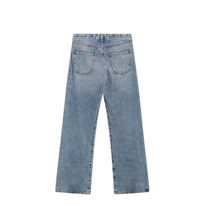 Blue Jeans with Contrast Pockets - Image 2