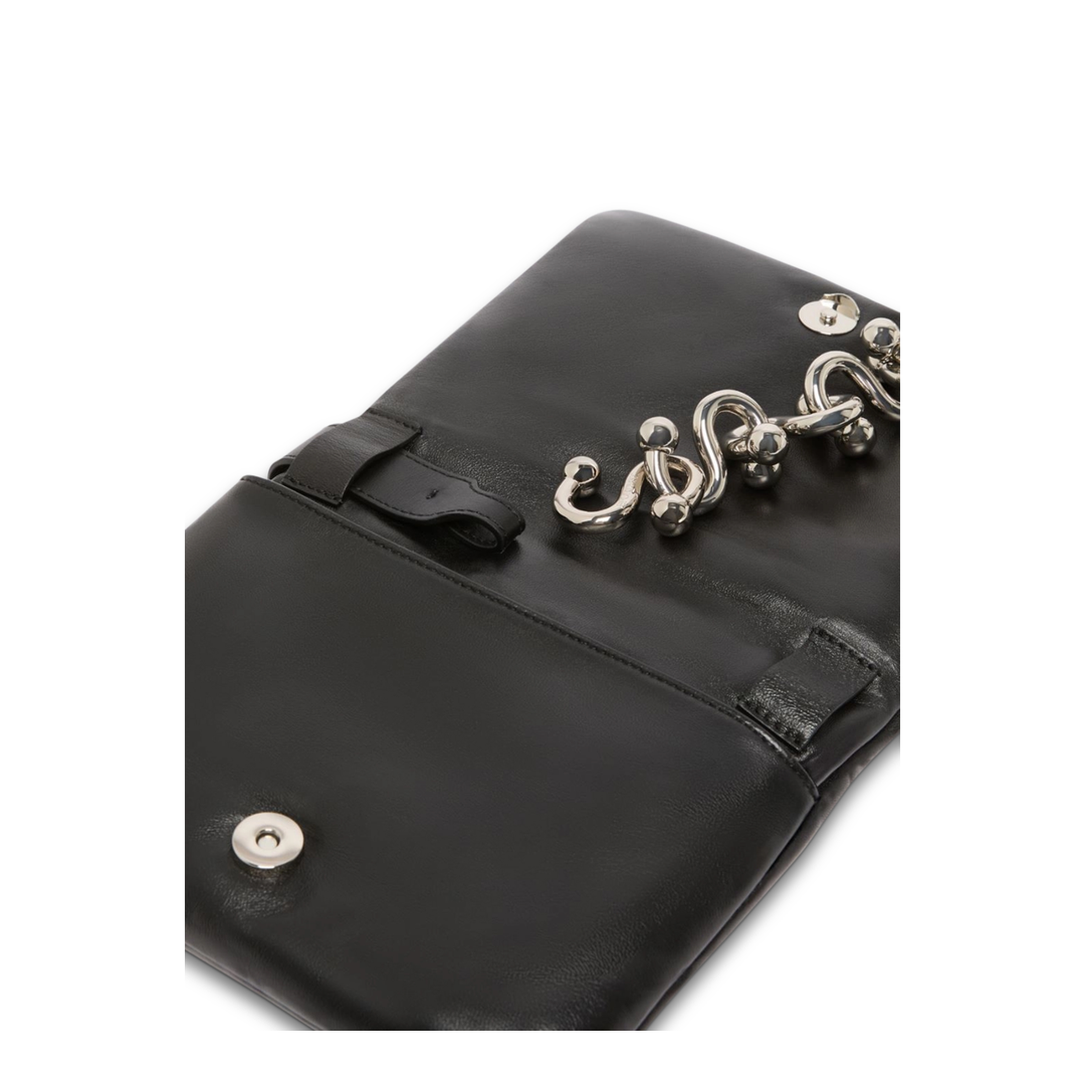 Soffy Mini Padded Nappa Leather Mini-Bag - Black - Image 3