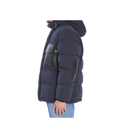 Tech Cotton Puffer Jacket In Midnight Blue - Image 3