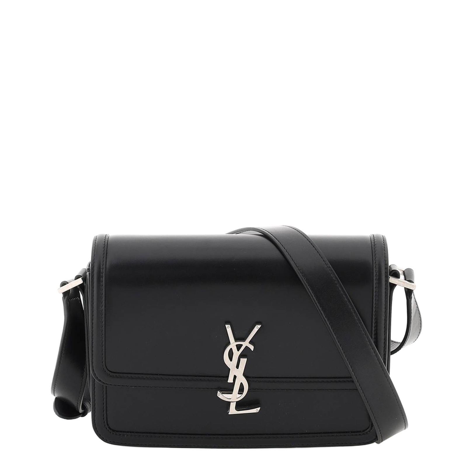 Solferino Medium Leather Crossbody Bags - Black - Image 5