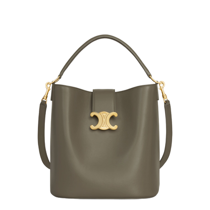 Medium Bucket Louse in Smooth Calfskin - Image 1