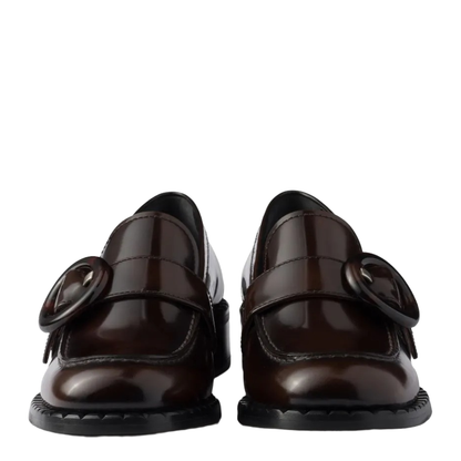 Brushed Fumé Leather Loafers - Image 5