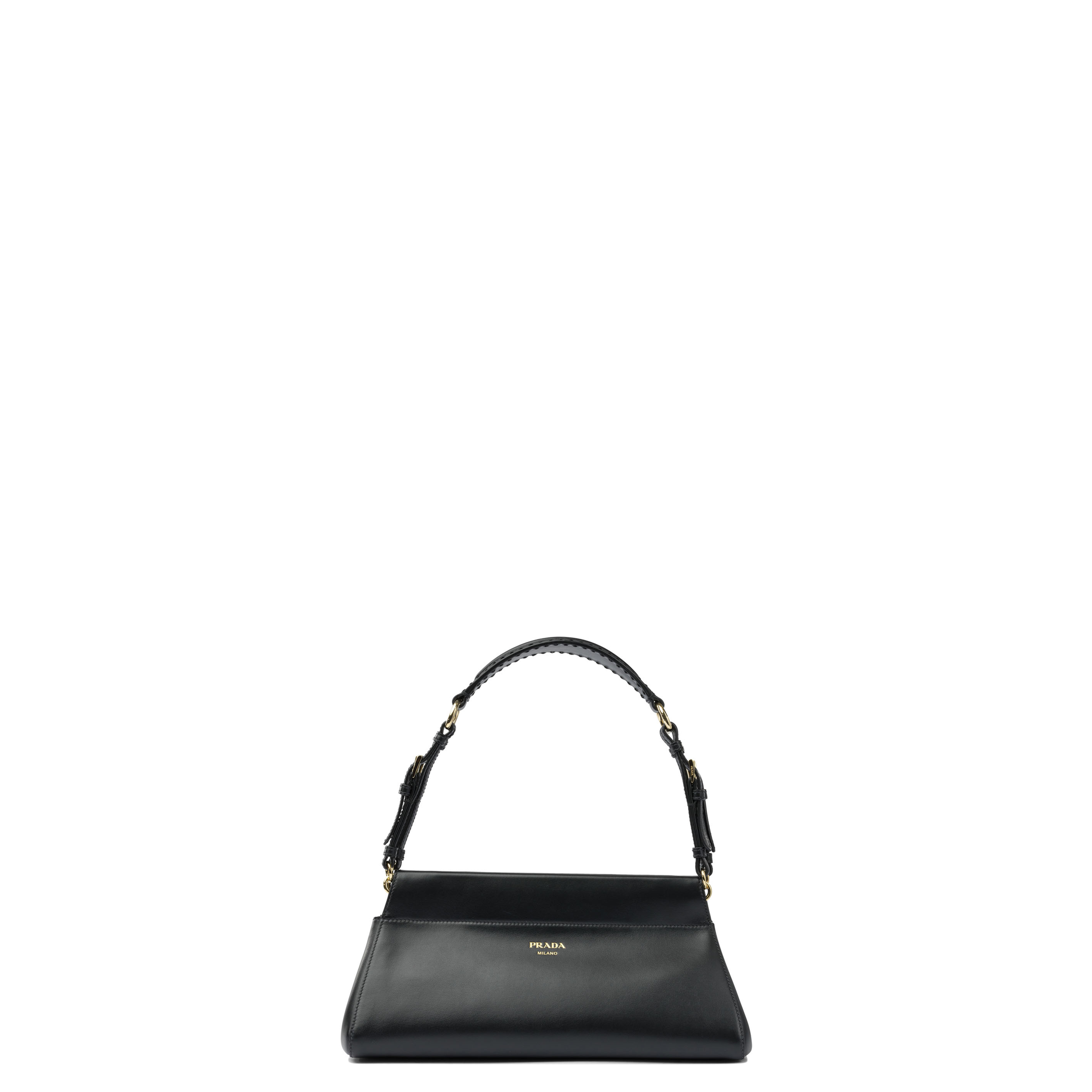 Enchaîné Medium Leather Bag Black - Image 1