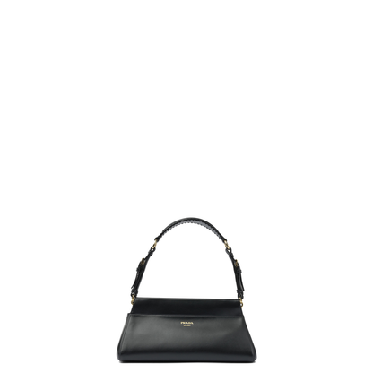 Enchaîné Medium Leather Bag Black - Image 1