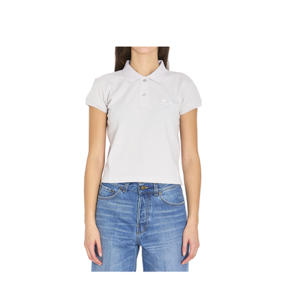Cotton Pique Polo Shirt With Sport Icon Logo - Image 1