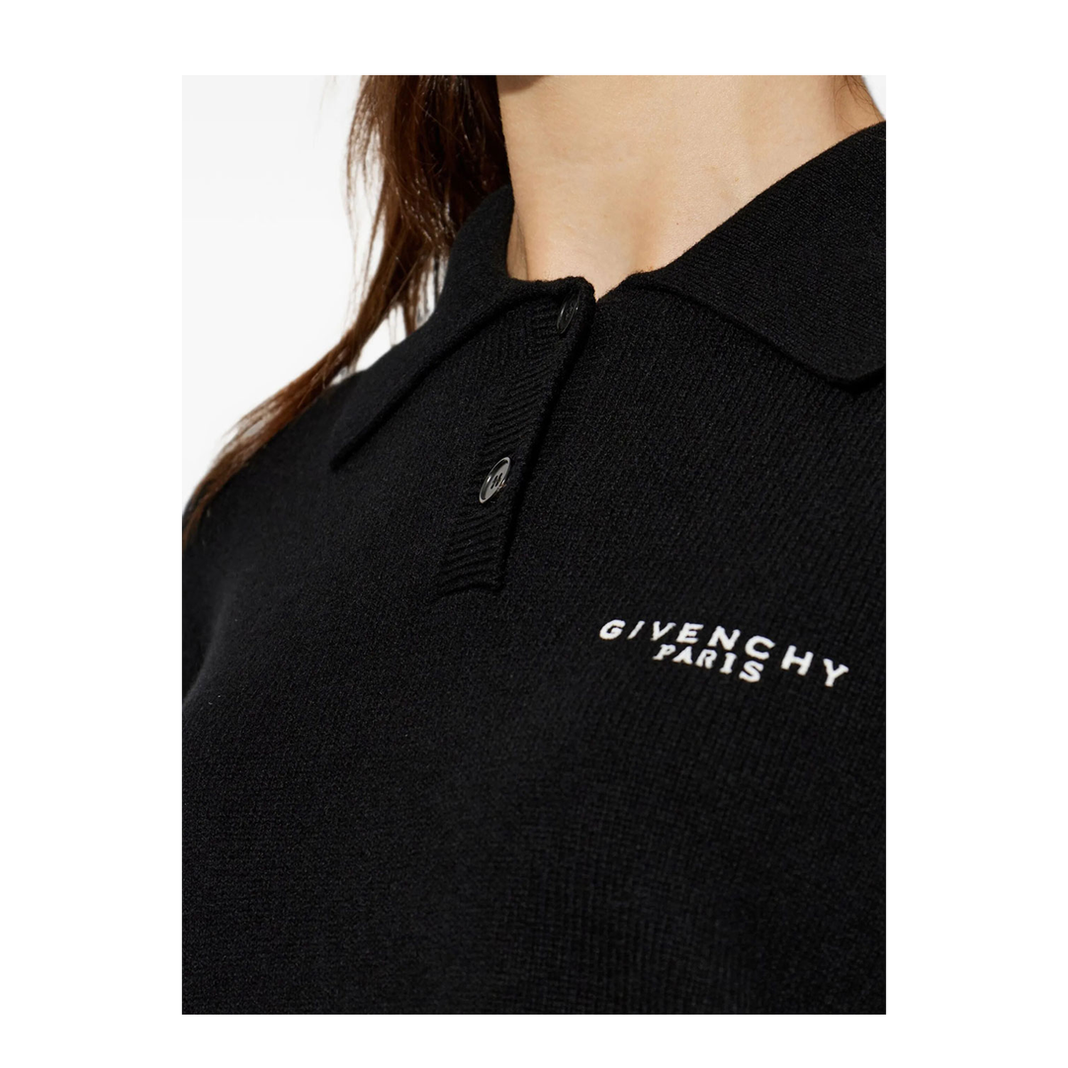 Wool and Cashmere Polo Sweater - Image 5