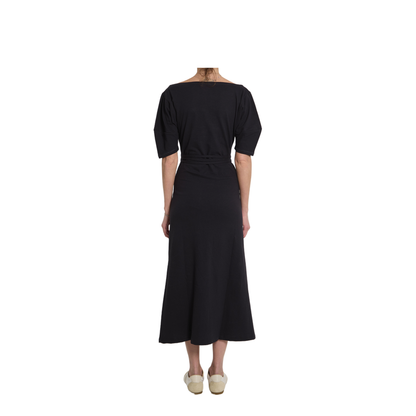 Cotton And Linen Midi Dress - Image 4