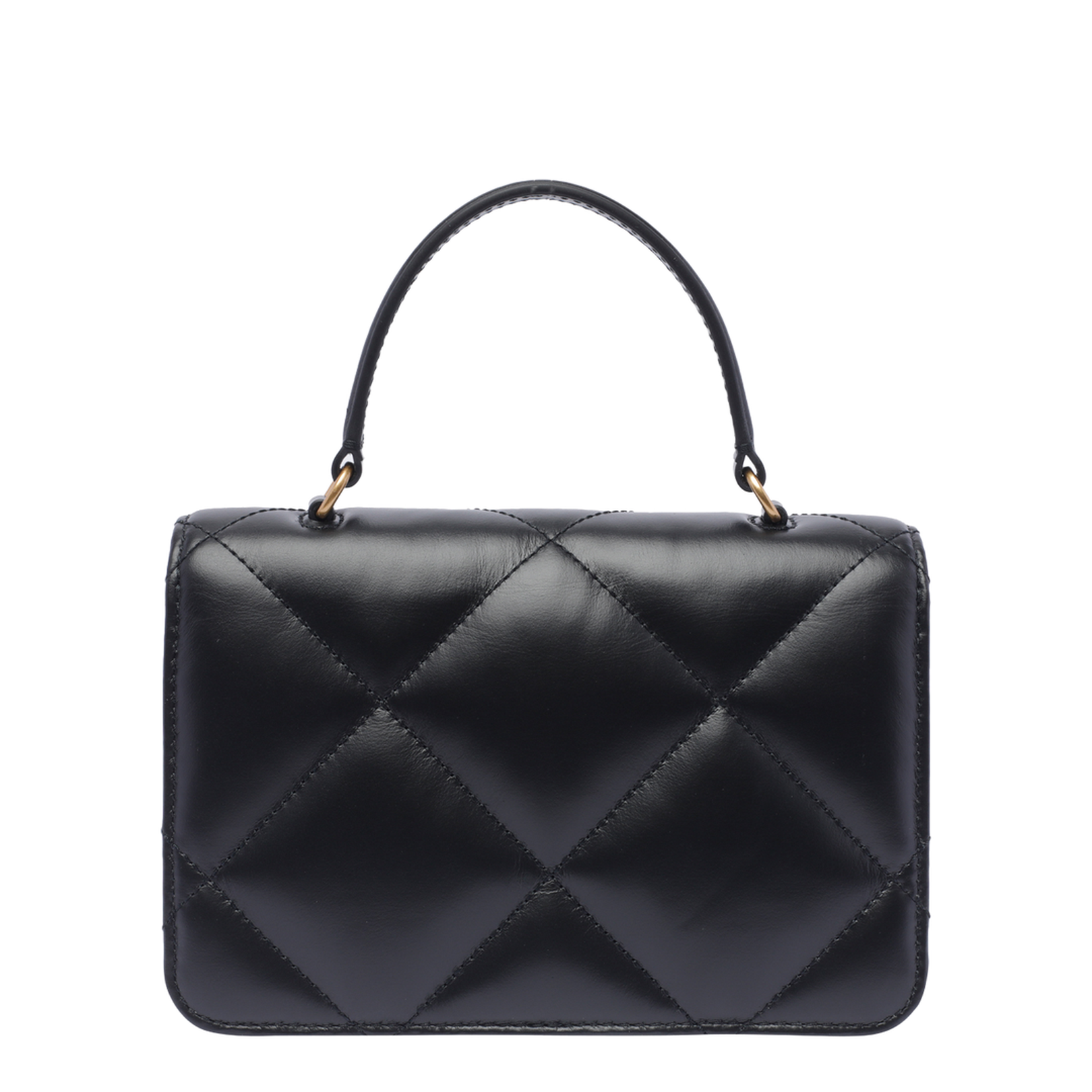 Kira Diamond Mini Sling Bag Leather Black - Image 3