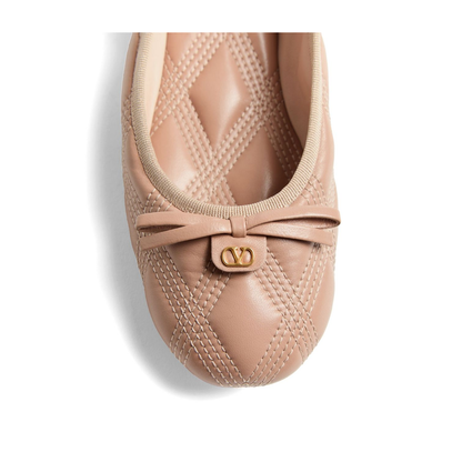 Quiltie 67 Leather Ballet Flats - Image 7