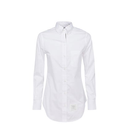 Button-Down Shirt In White - Image 5