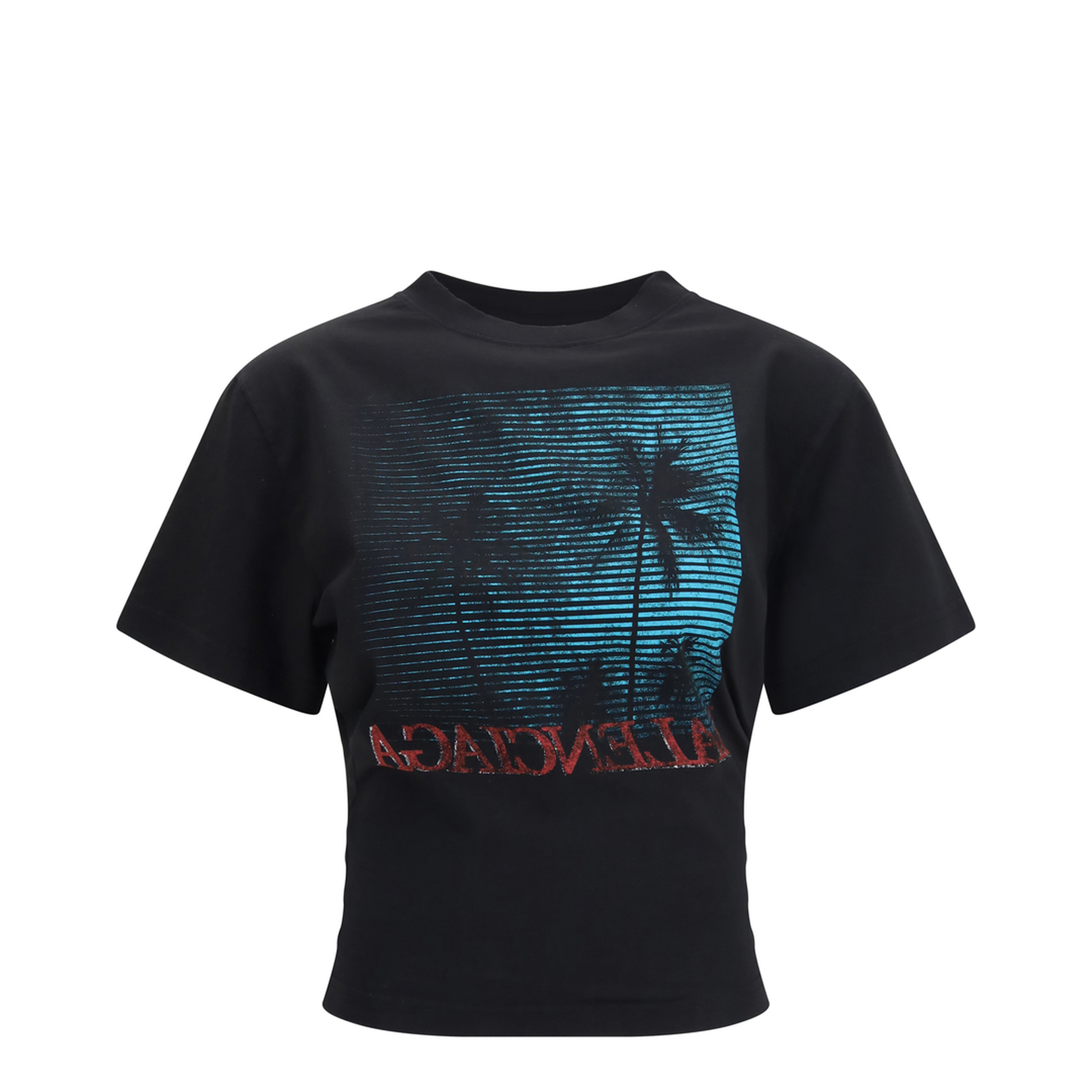 Vintage Holiday Cropped T-Shirt - Image 1