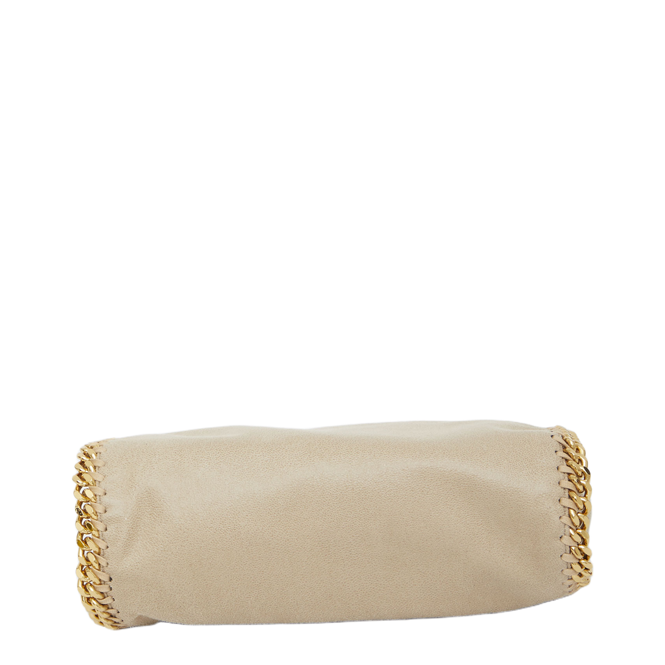 Falabella Mini Matte Vegan Shaggy Deer Tote Bag - Clotted Cream - Image 3