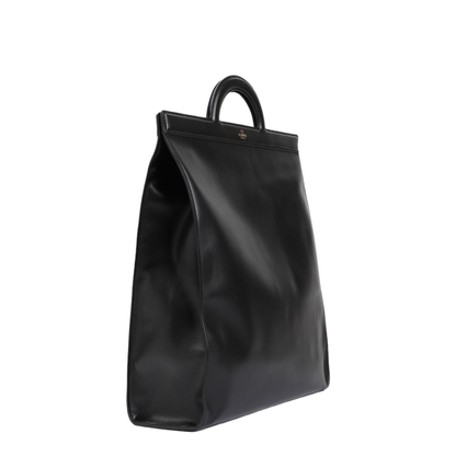 Garavani Leather Handbag with Frontal Logo Print - Image 4