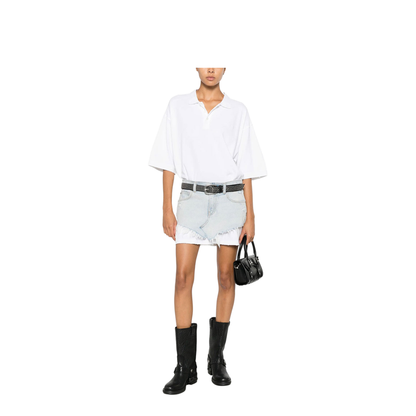 Pre-Styled Denim Polo Dress - Image 2