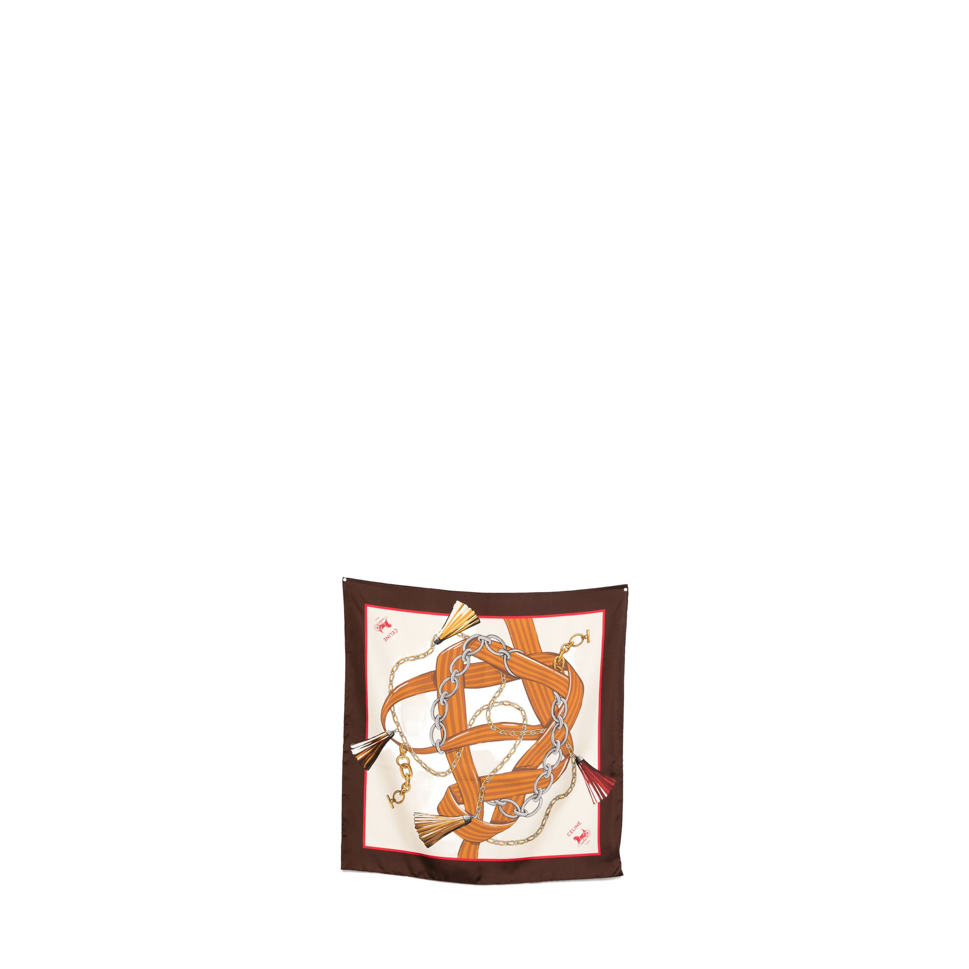 Printed Silk Scarf - Image 1