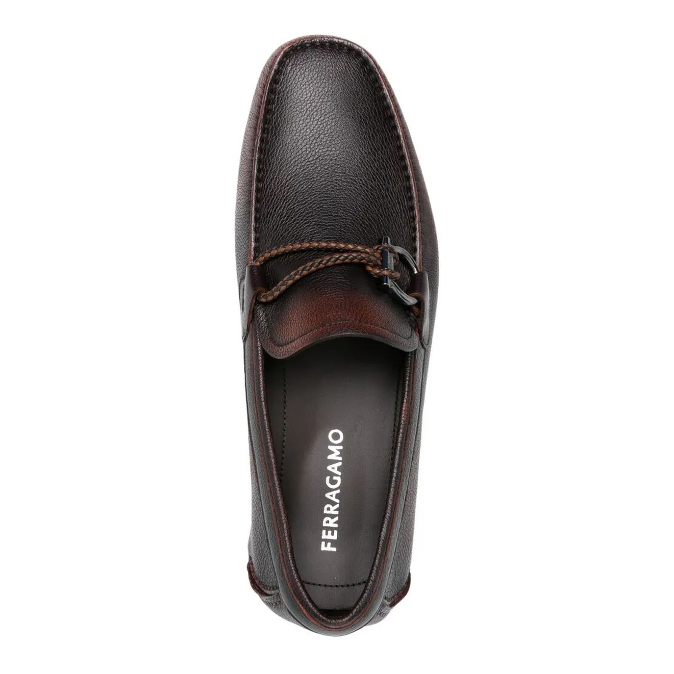 Sfumato Leather Driver Loafers - Image 2