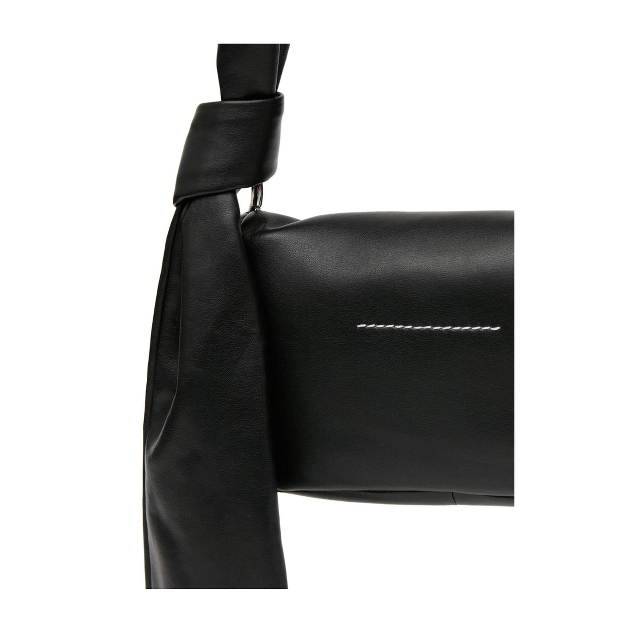 Glove Small Coated Polyester Shoulder Bag - Black - Image 5