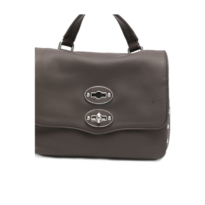 Postina Baby Calfskin Top-Handle Bag - Brown - Image 3