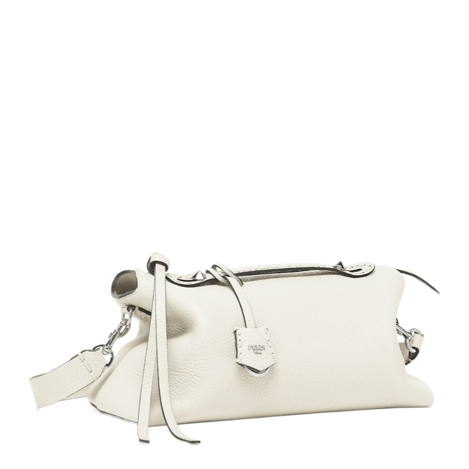 By The Way Large Leather Crossbody Bags - White - Image 2