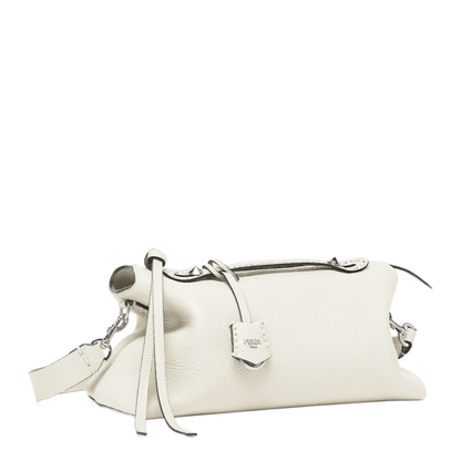 By The Way Large Leather Crossbody Bags - White - Image 2