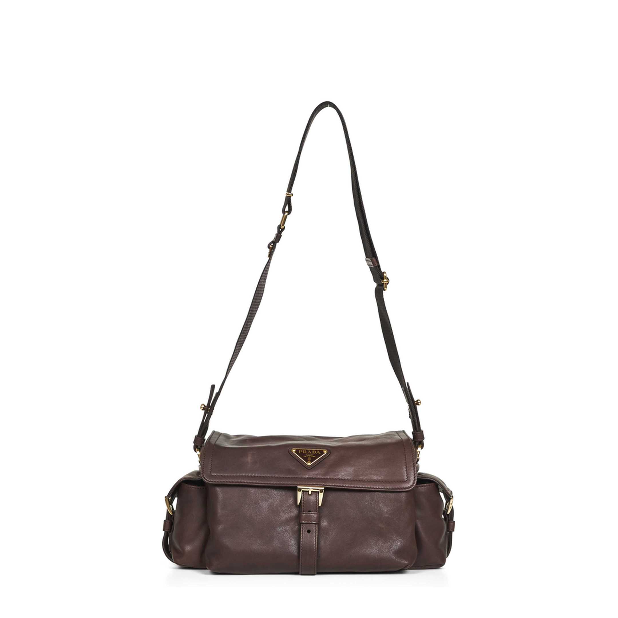 Explore Medium Nappa Leather Shoulder Bag - Sienna (Brown) - Image 4
