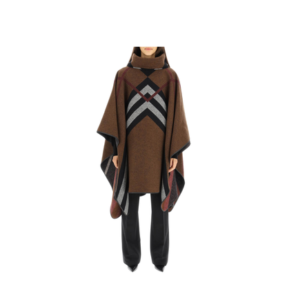 Chevron Check Poncho - Image 2