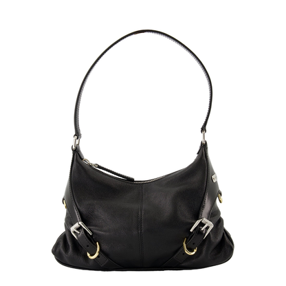 Voyou Nano Bag In Leather Black - Image 1