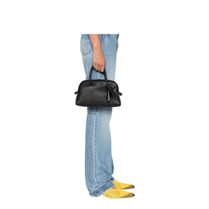 Le Petit Turismo Grained Calfskin Bowling Bag - Black - Image 3