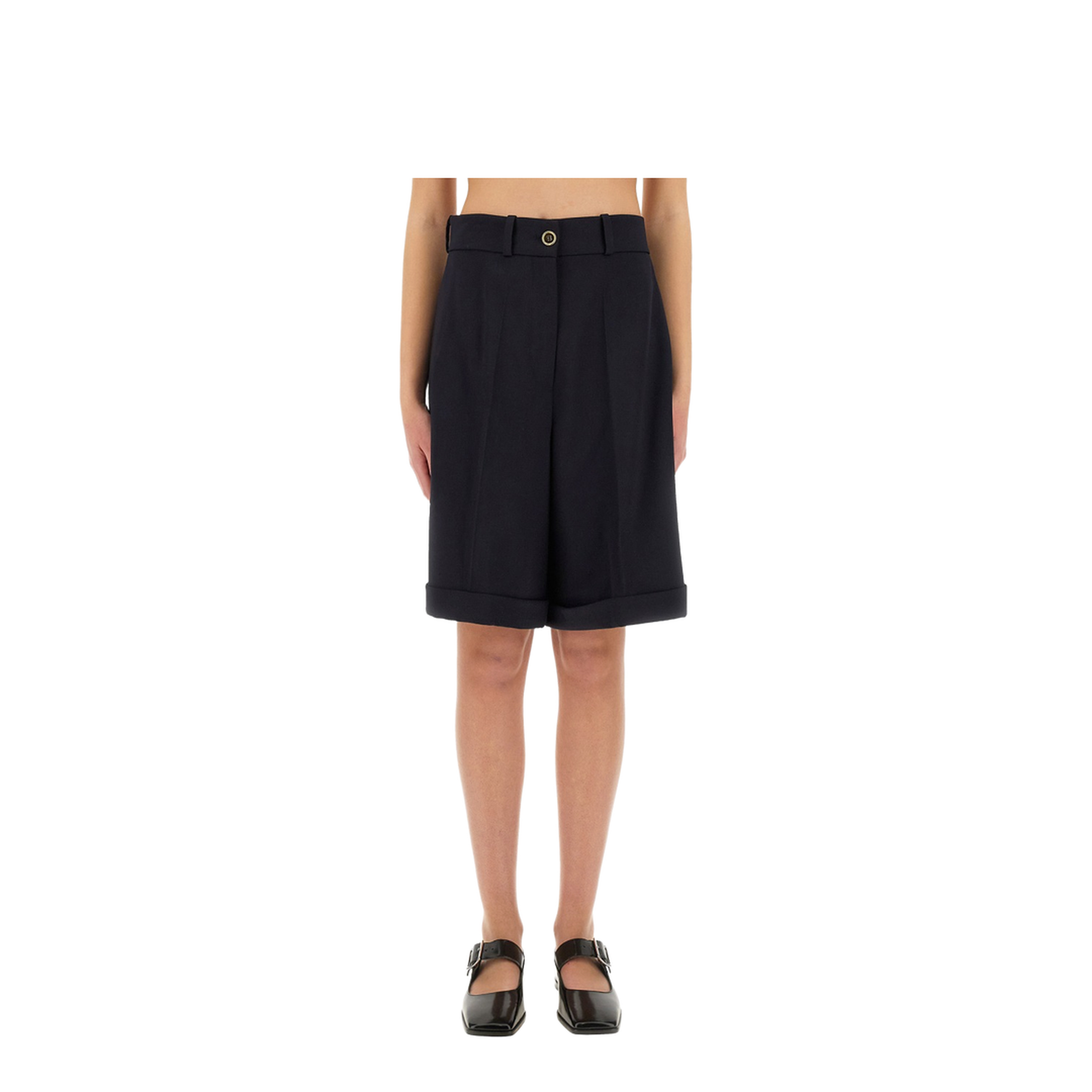 Wool Bermuda Shorts - Image 1