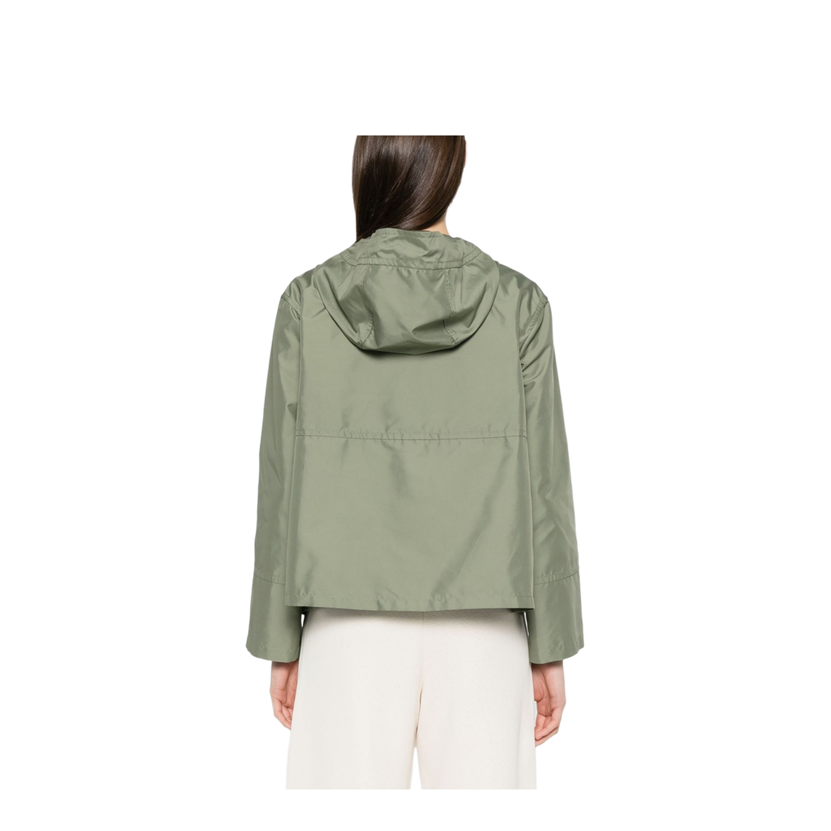 Short Parka Coat - Green - Image 3