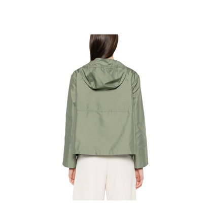 Short Parka Coat - Green - Image 3