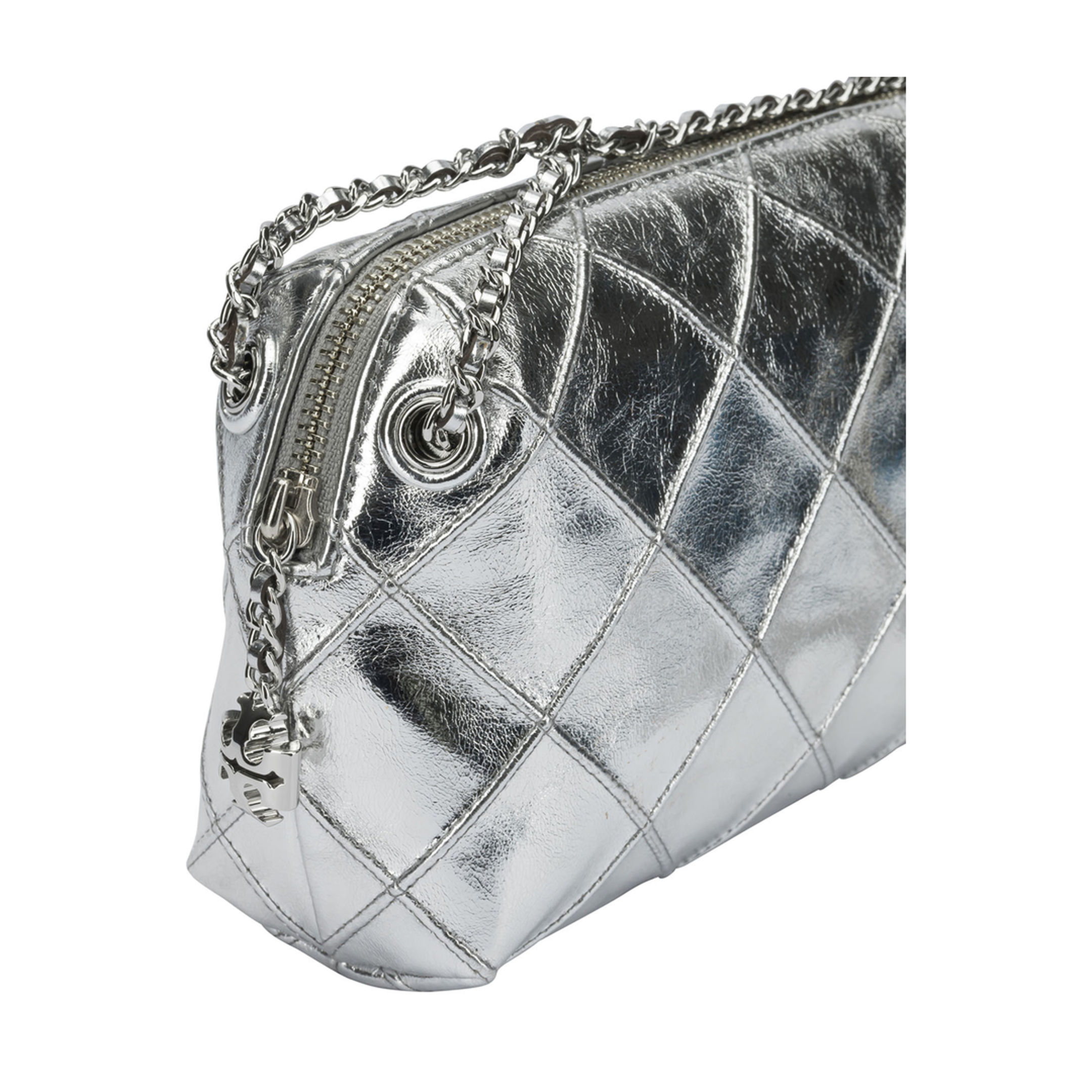 Fleming Metallic Leather Crossbody - Metallic Gold - Image 4