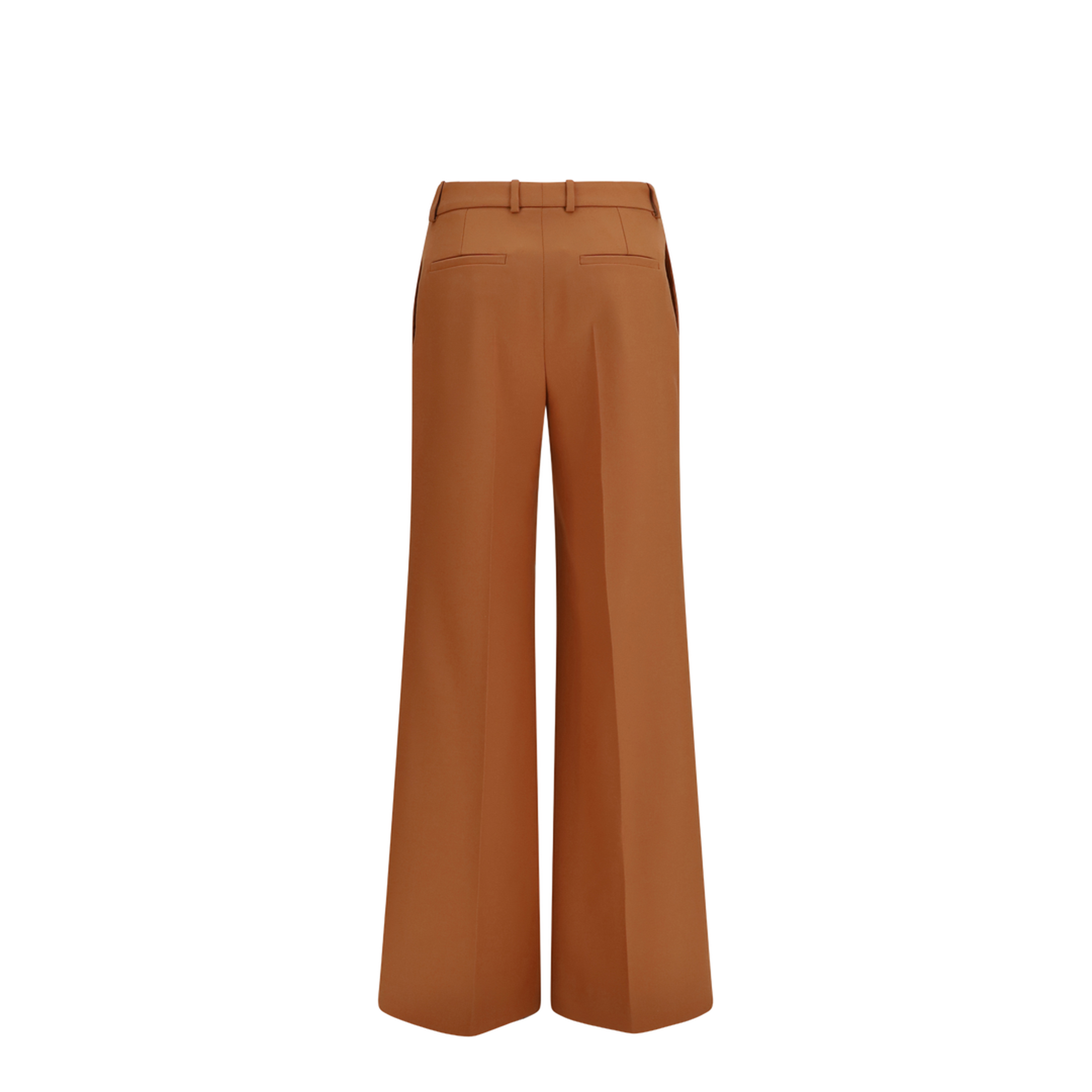 High-waisted flared cotton Pants - Image 2