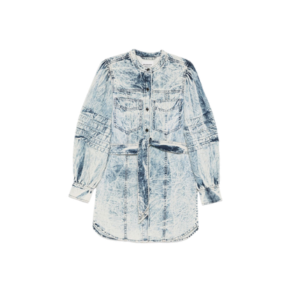 Light Blue Dress With Pockets - Image 1